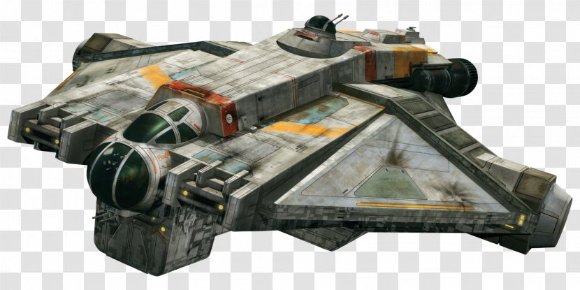 Anakin Skywalker Star Wars Galactic Civil War Wall Decal Ship - Spaceship Transparent PNG