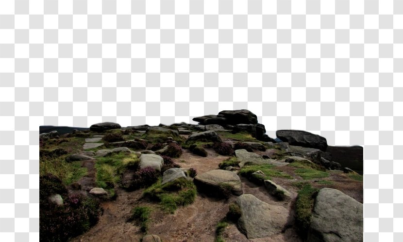 Rock Soil Outcrop Hill Bedrock - Fell - Grass Highland Transparent PNG