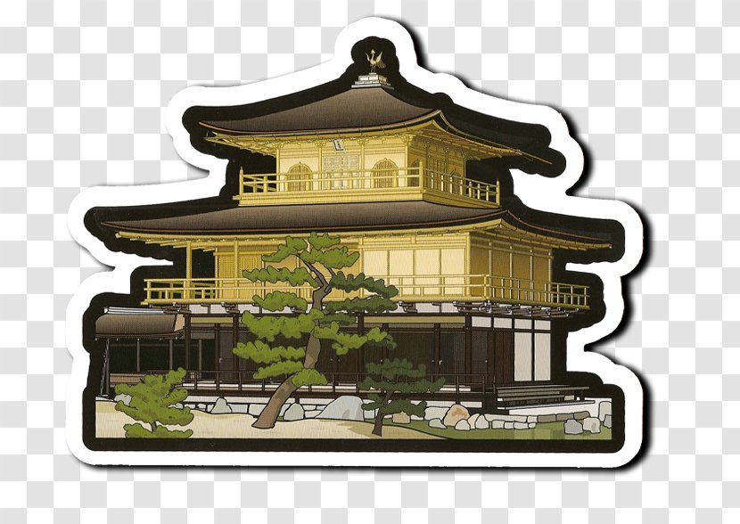 Kinkaku-ji Paper Post Cards Office Drawing - Brand - Pavillon Dor Transparent PNG