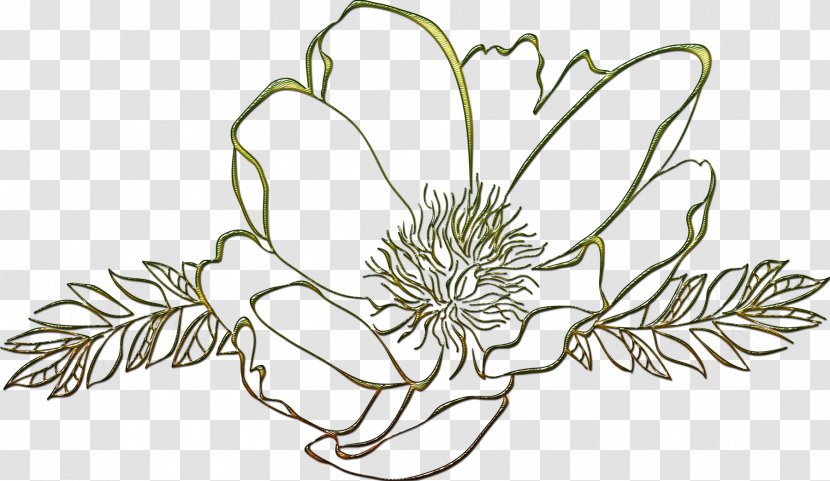 Floral Design Cut Flowers Drawing Transparent PNG