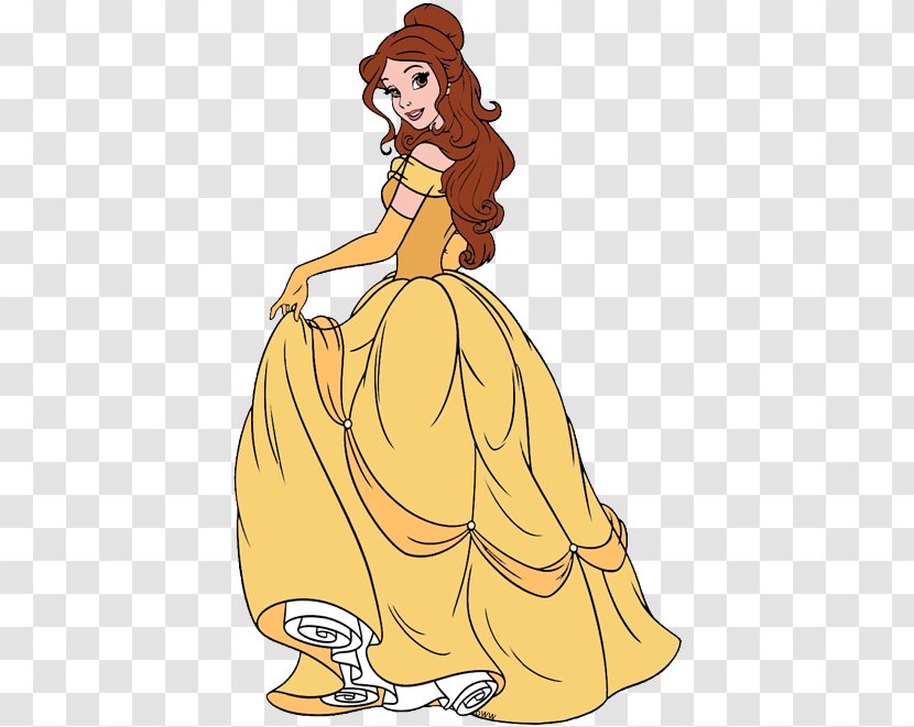Belle Disney Princess The Walt Company Clip Art - Fictional Character - Beast Transparent PNG
