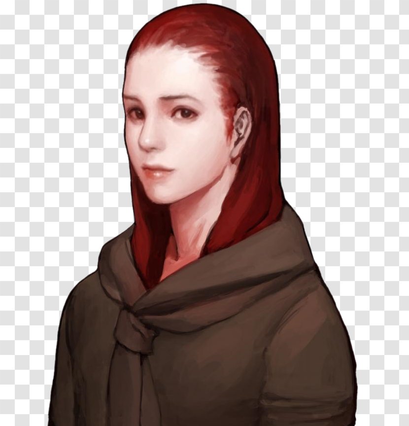 Maroon Scarf Forehead - Flower - Vindictus Transparent PNG