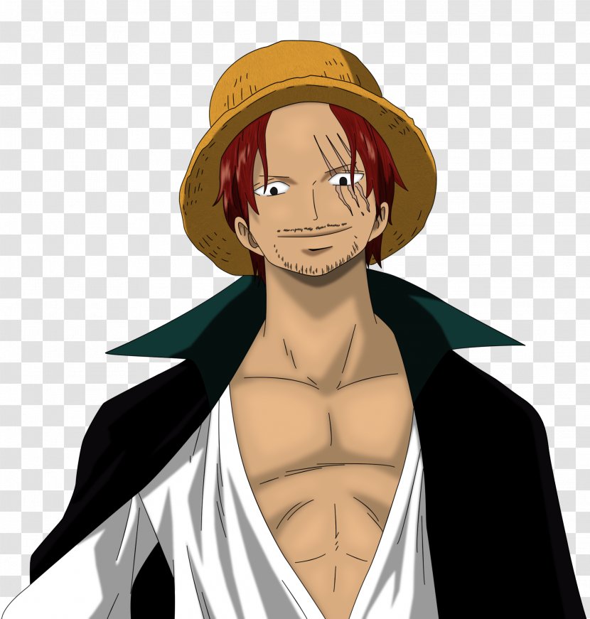 Shanks Monkey D. Luffy One Piece (JP) Gol Roger Usopp - Watercolor - Pieces Of Red Transparent PNG