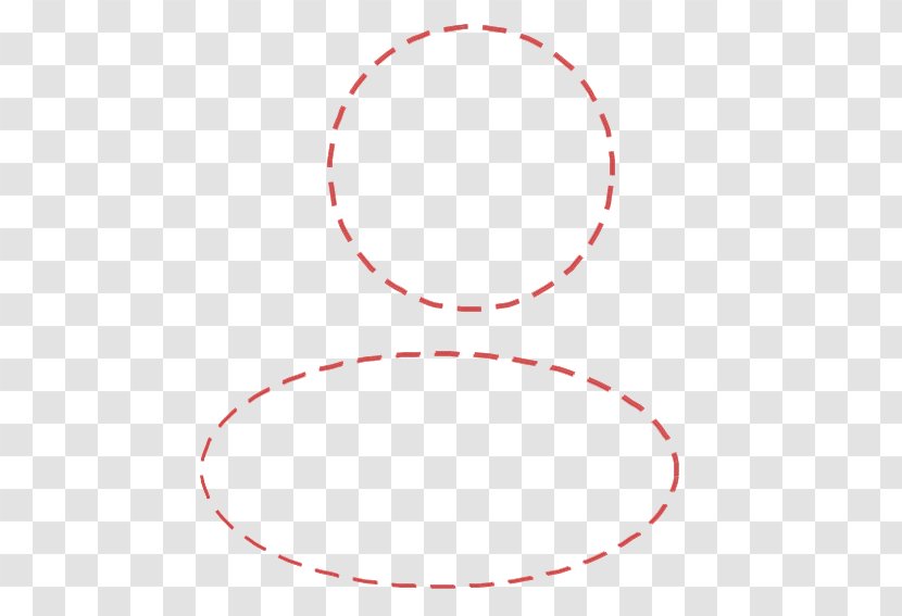 Circle Point Centripetal Force Font Body Jewellery - Dashed Line Transparent PNG