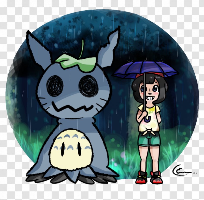 DeviantArt Mimikyu Character - Flower - Totoro Transparent PNG