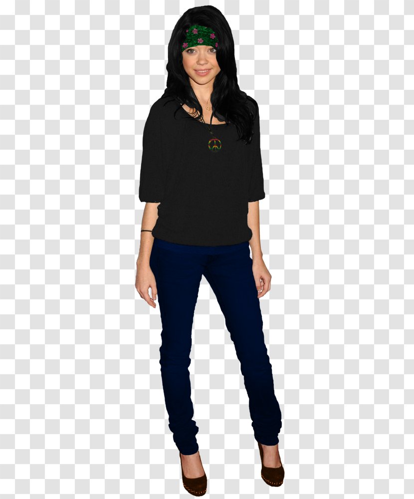 Jeans Shoulder Costume Headgear Sleeve - Sarah Hyland Transparent PNG