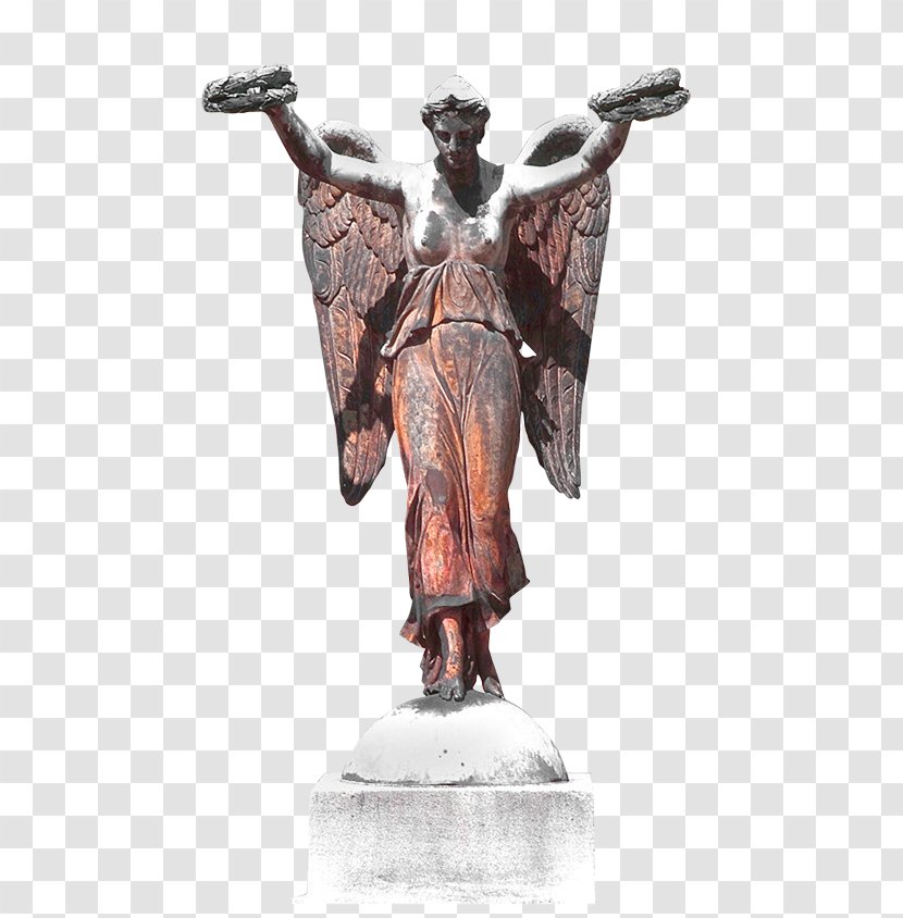 Statue Classical Sculpture Figurine Bronze - Supernatural Creature - Angel Transparent PNG