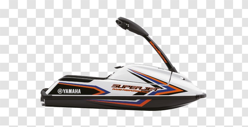 Yamaha Motor Company SuperJet Jet Ski WaveRunner Watercraft - Waverunner - BLUE AND ORANGE WAVE Transparent PNG