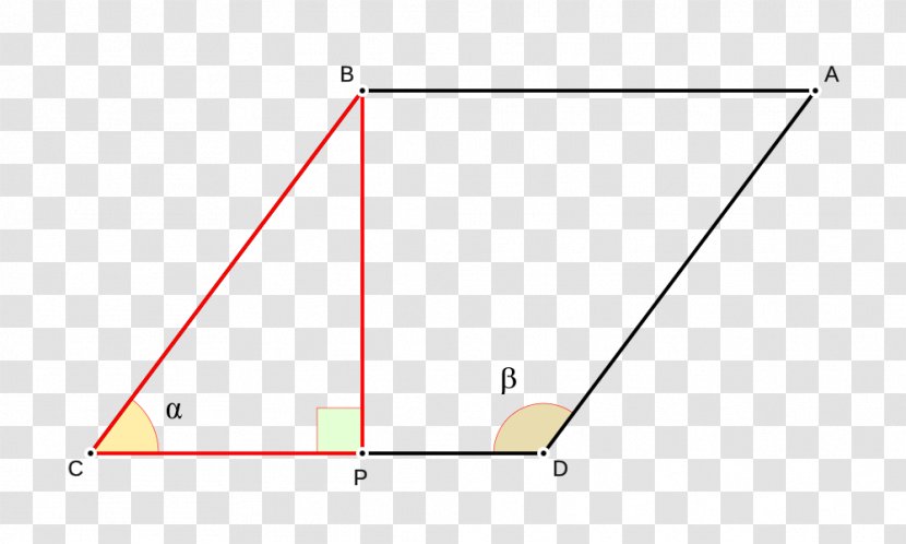 Area Triangle Parallelogram Rhombus - Angle Transparent PNG