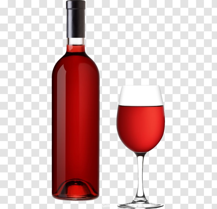 Red Wine Treehouse Vineyards Cognac Bottle - Cup Transparent PNG