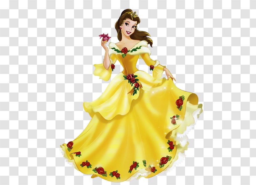 Belle Beast Ariel Princess Jasmine Disney - HD Transparent PNG
