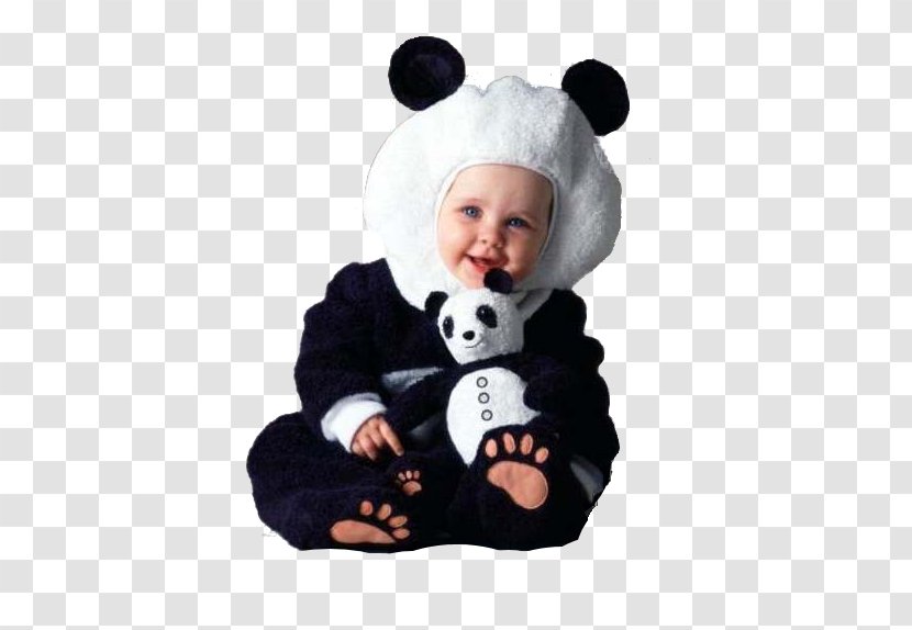 Giant Panda Disguise Infant Bear Child - Frame Transparent PNG