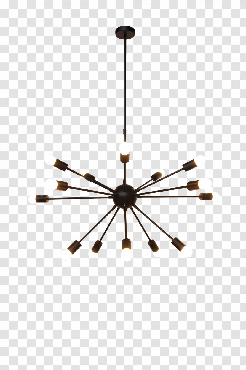 Chandelier Sticker Wall Decal Ceiling Pendant Light - Fixture - Multi Style Transparent PNG