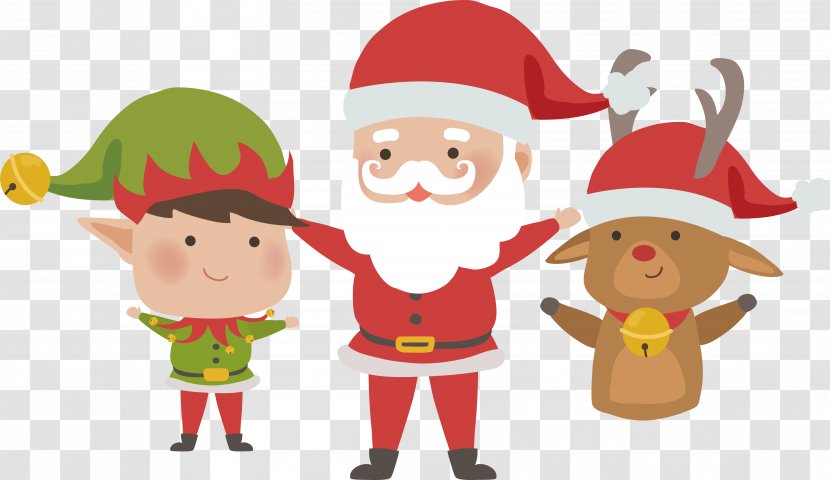 Santa Claus Elf Christmas Transparent PNG