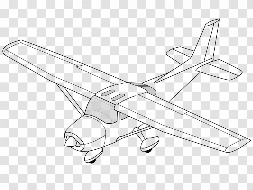 Cessna 172 Airplane Skymaster Clip Art - Aerospace Engineering - Plane Transparent PNG