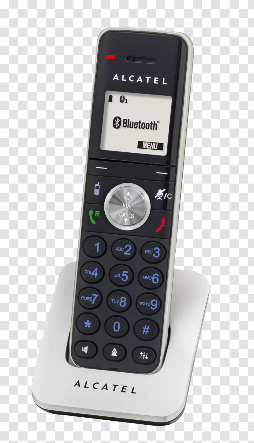 Alcatel Mobile Cordless Telephone Handset Phones - Cellular Network - Home Phone Transparent PNG