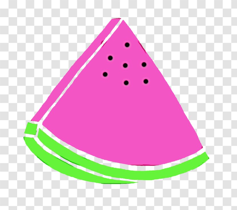 Watermelon Party Hat Clip Art Cone Angle - Citrullus Transparent PNG