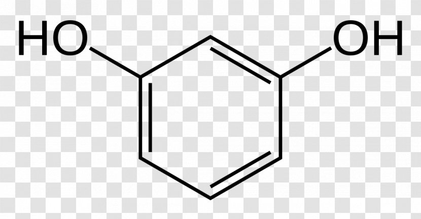 Resorcinol Chemical Formula Catechol Substance Benzenediol - Cartoon - Hydroquinone Transparent PNG