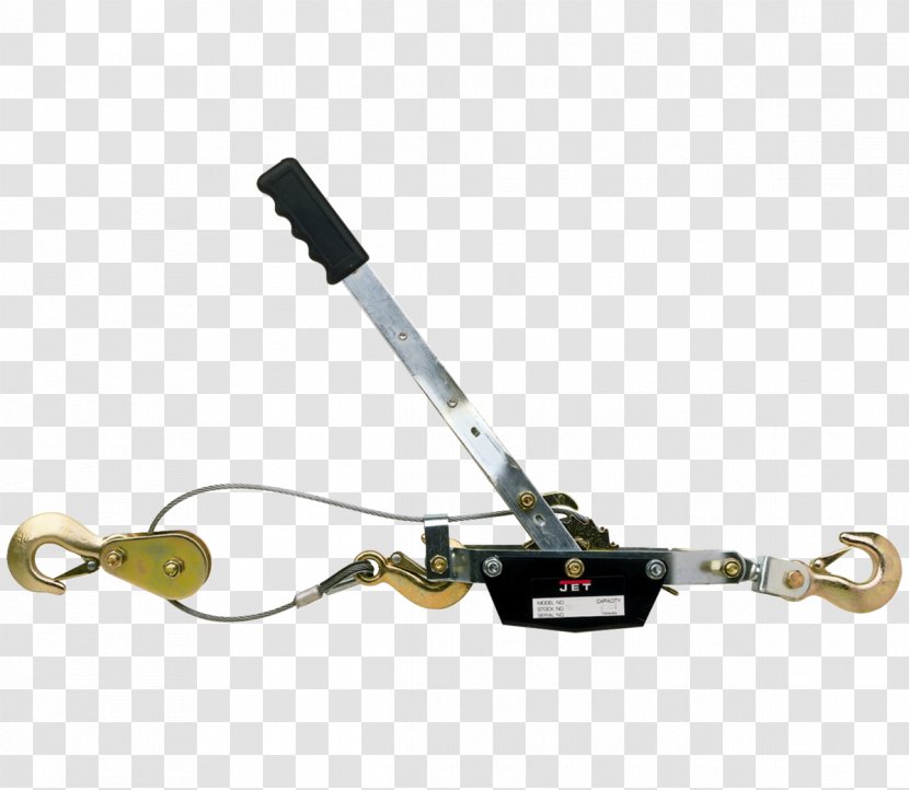 Come-along Hoist Wire Rope Elevator Tool - Ratchet - A Transparent PNG