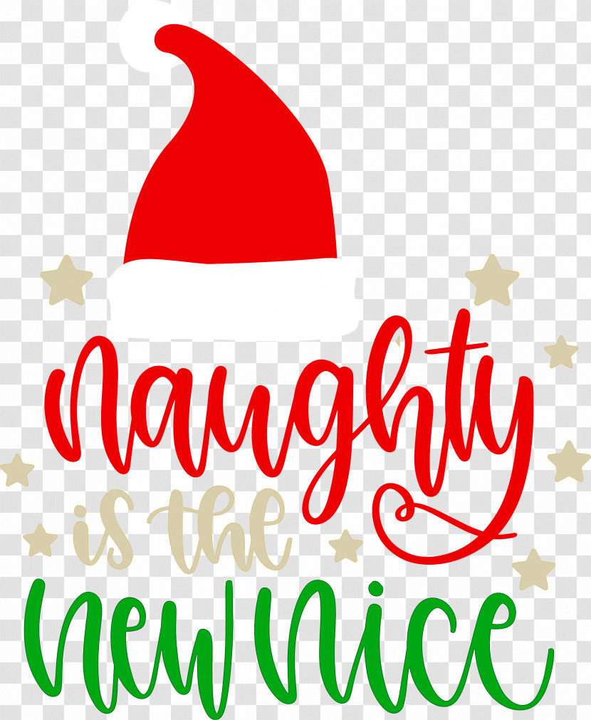 Naughty Is The New Nice Naughty Christmas Transparent PNG