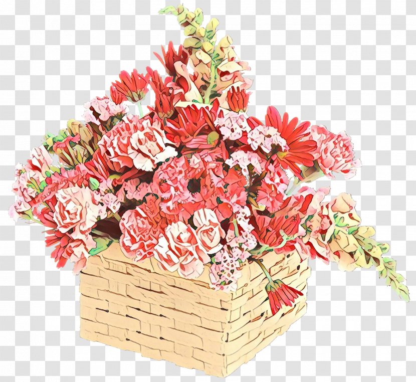 Flower Bouquet Cut Flowers Plant Pink - Arranging Flowerpot Transparent PNG