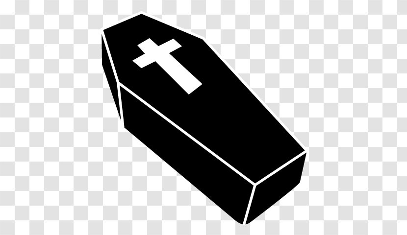 Coffin Funeral Clip Art - Black Transparent PNG