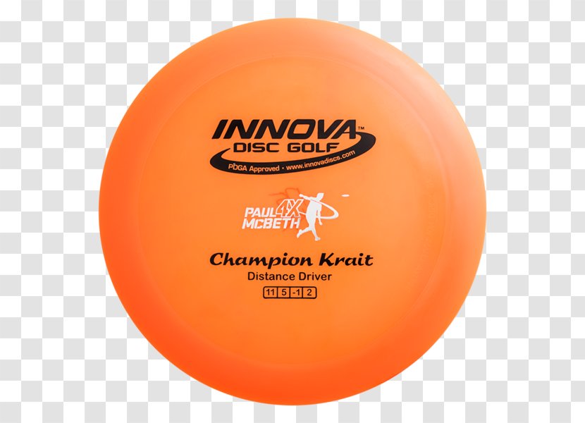 Disc Golf Champion Driver Boss Blue Innova Discs Ball - Paul Mcbeth - Online Shopping Transparent PNG
