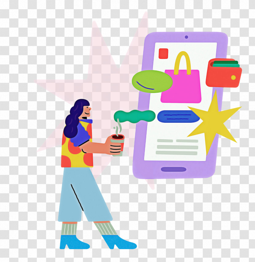 Browsing Mobile Phone Transparent PNG