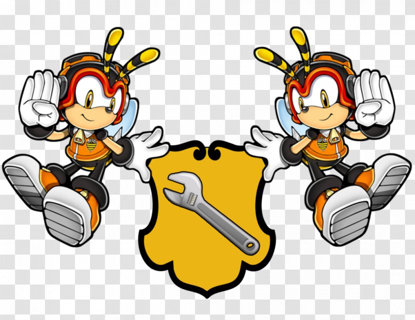 Charmy Bee Knuckles' Chaotix Espio The Chameleon Vector Crocodile - Sonic Heroes Transparent PNG