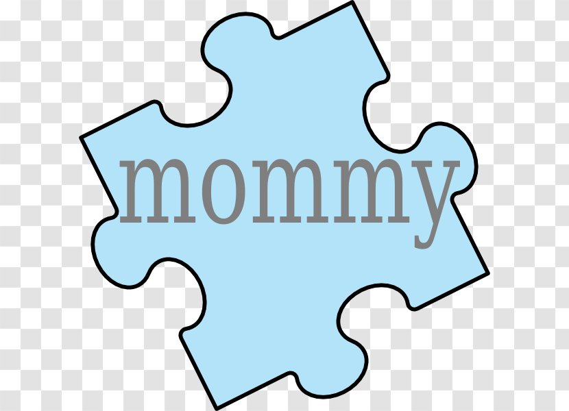 Jigsaw Puzzles Clip Art - Text - Mommy Transparent PNG