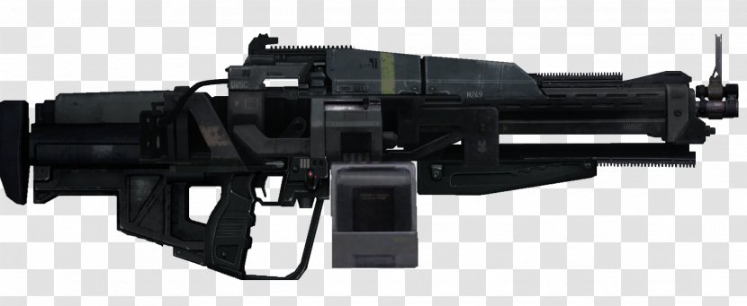 Halo 4 3: ODST Halo: Reach Squad Automatic Weapon - Cartoon - Assault Riffle Transparent PNG