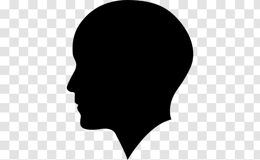 Silhouette Face Female - Chin - Bald Man Transparent PNG