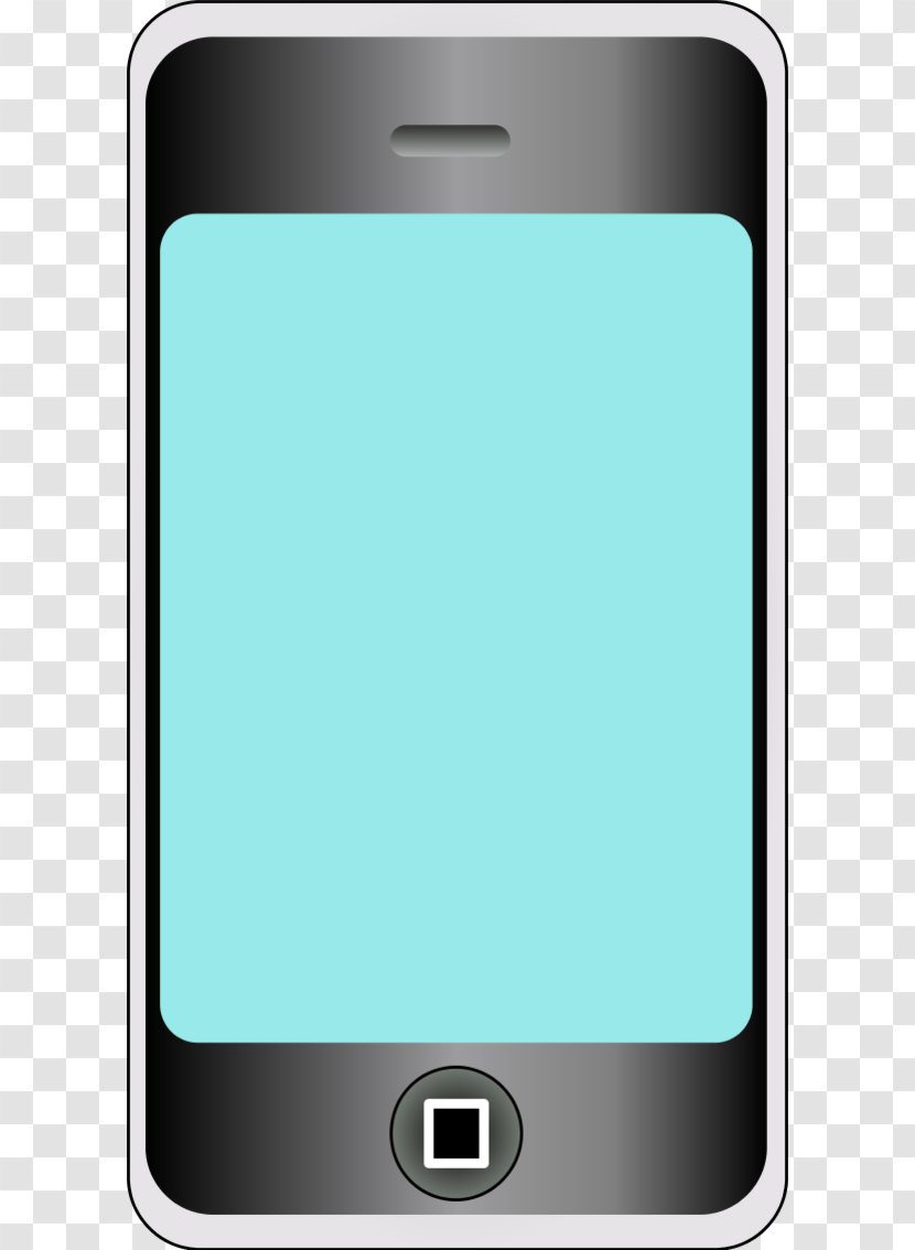 IPhone Smartphone Clip Art - Mobile Phones - Cellphone Clipart Transparent PNG