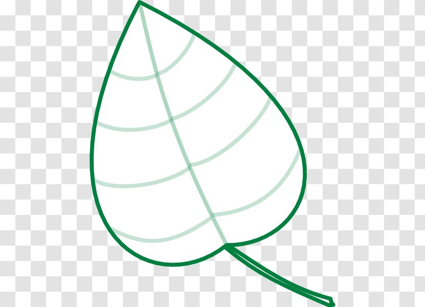 Clip Art Leaf Drawing - Royaltyfree - Vector Outline Transparent PNG