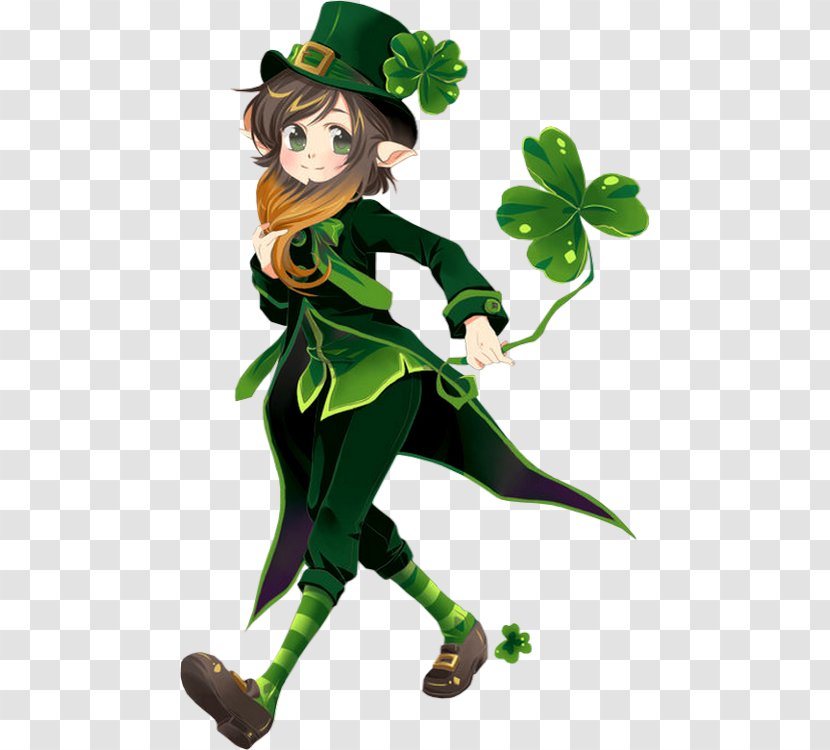 Leprechaun Saint Patrick's Day Centerblog Image March 17 - Frame - Irish House Transparent PNG