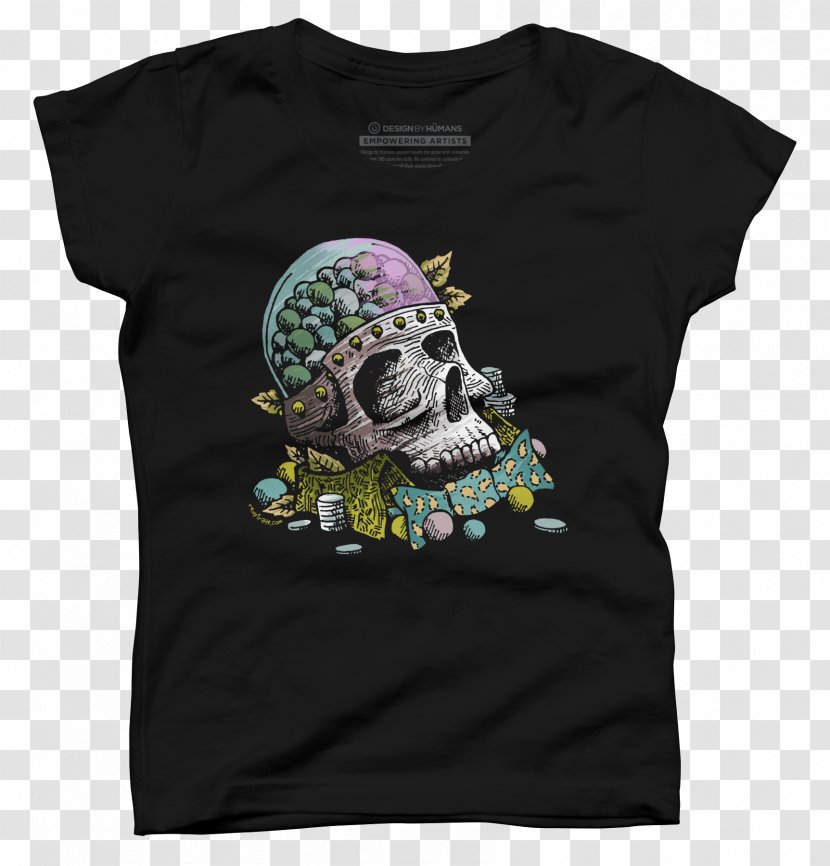 T-shirt Sleeve Skull Font - T Shirt Transparent PNG