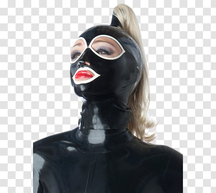 Mask Character Neck LaTeX Fiction - Heart - Woman-eyes Transparent PNG