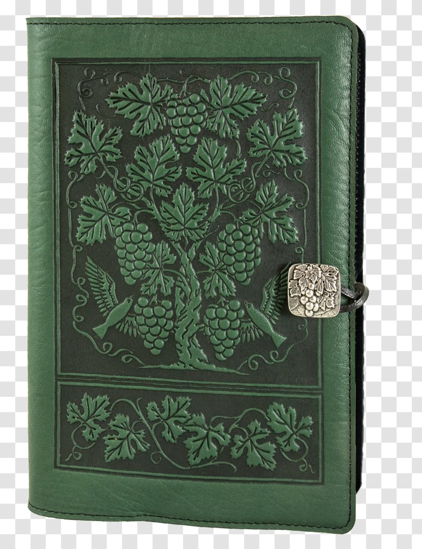 Grapevine - Green - Leather Cover Transparent PNG