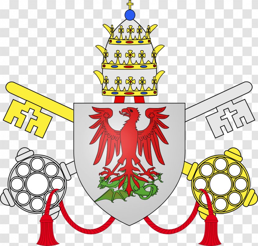 Coat Of Arms Papal Coats Antipope Crest - Symbol - Intravenous Transparent PNG