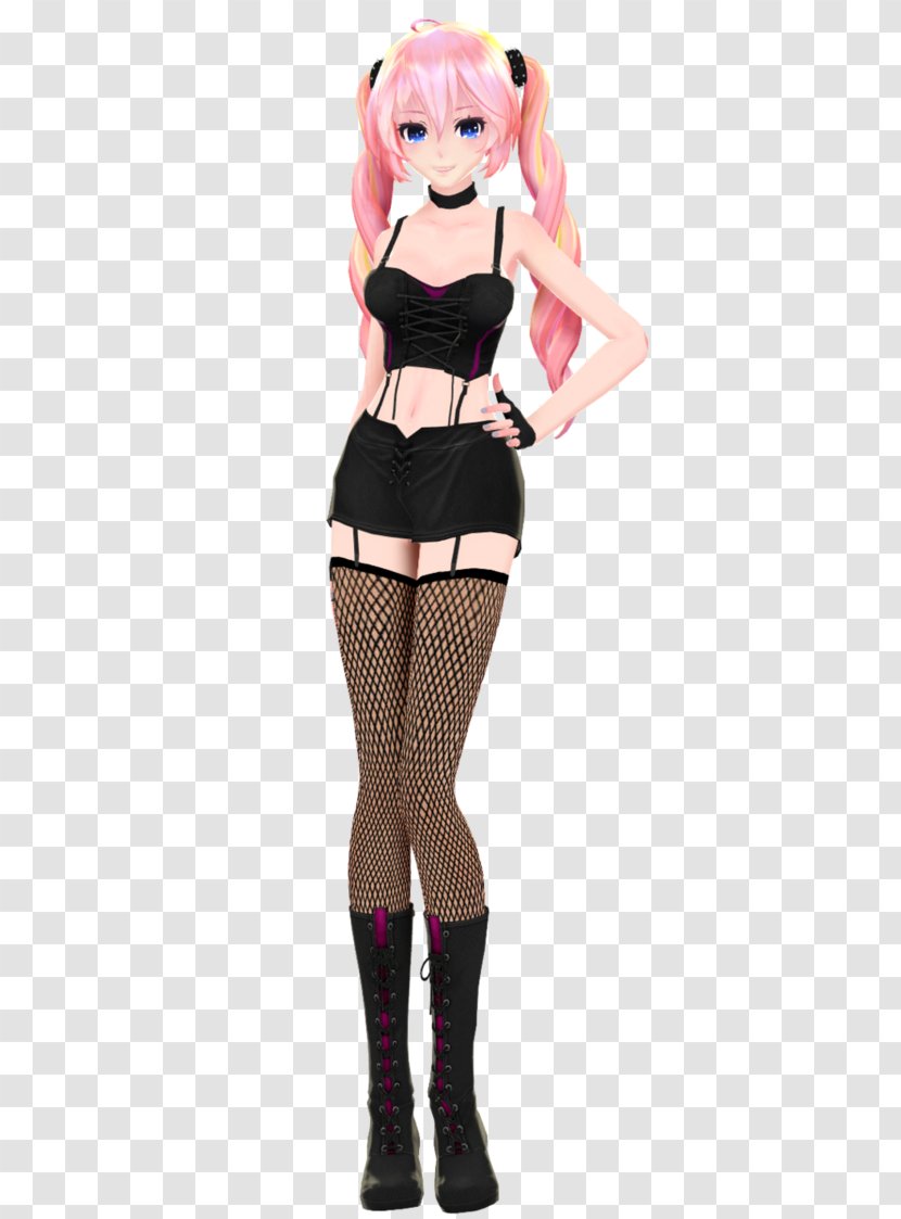 Megurine Luka Vocaloid Hatsune Miku IA Art - Cartoon - Fashion Female Model Transparent PNG