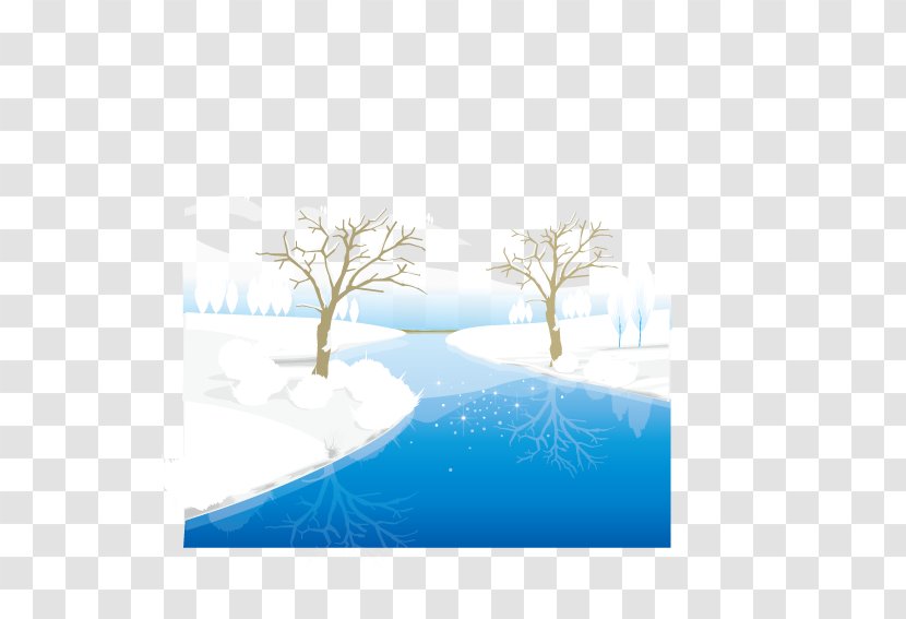 Euclidean Vector Illustration - Text - Melting Snow Transparent PNG