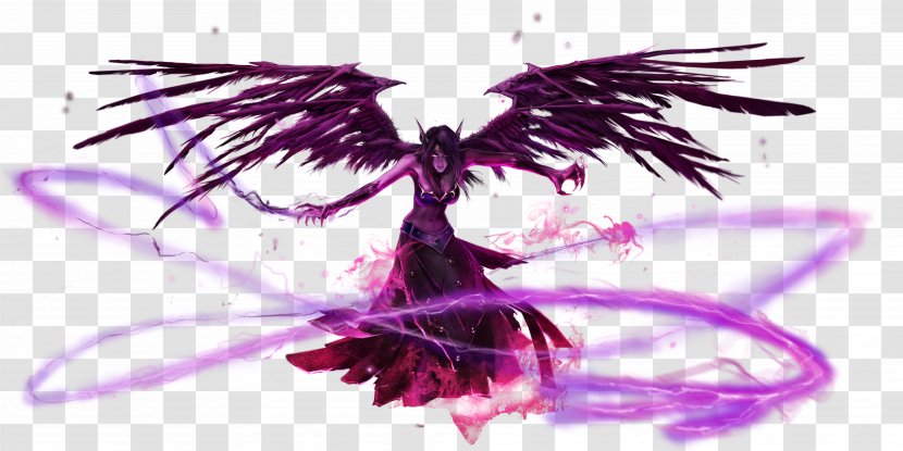 League Of Legends Fallen Angel Devil - Illustration - Hero Alliance, Transparent PNG