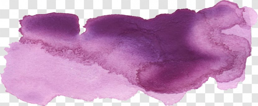 Watercolor Painting Drawing - Petal - Purple Transparent PNG