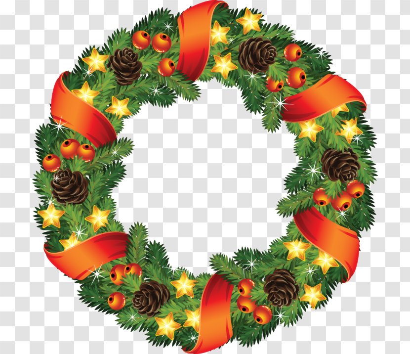Advent Wreath Christmas Ornament - Floral Design Transparent PNG
