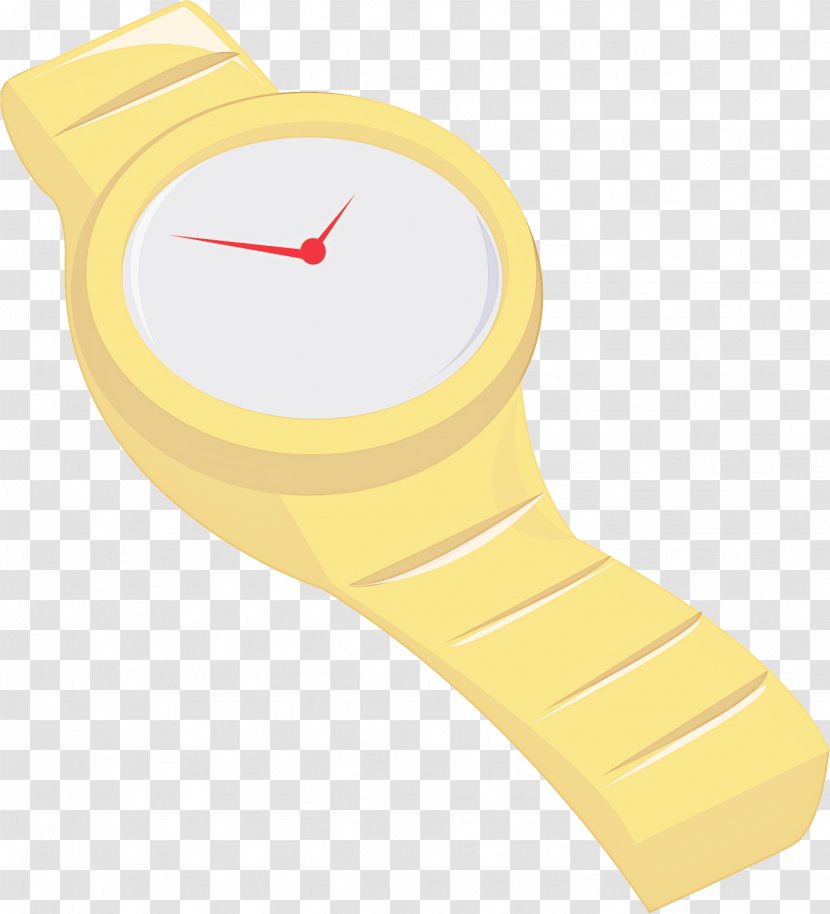 Analog Watch Yellow Strap Fashion Accessory Transparent PNG