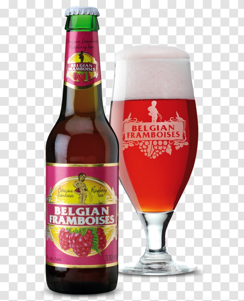 Framboise Kriek Lambic Beer Belgian Cuisine - Drink Transparent PNG