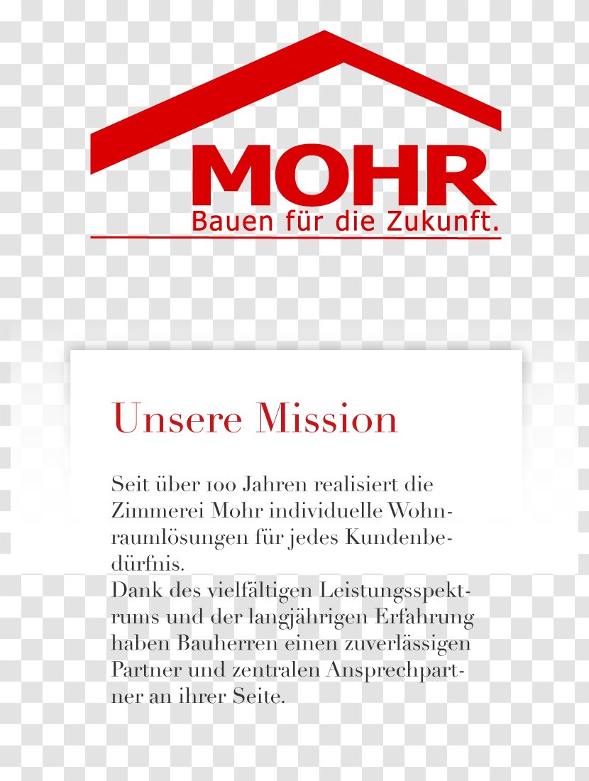 MohrHolzhaus GmbH Messe.ag Location Pickel Elektro- Und Sanitär Carpenter - Text - Mission Statement Transparent PNG