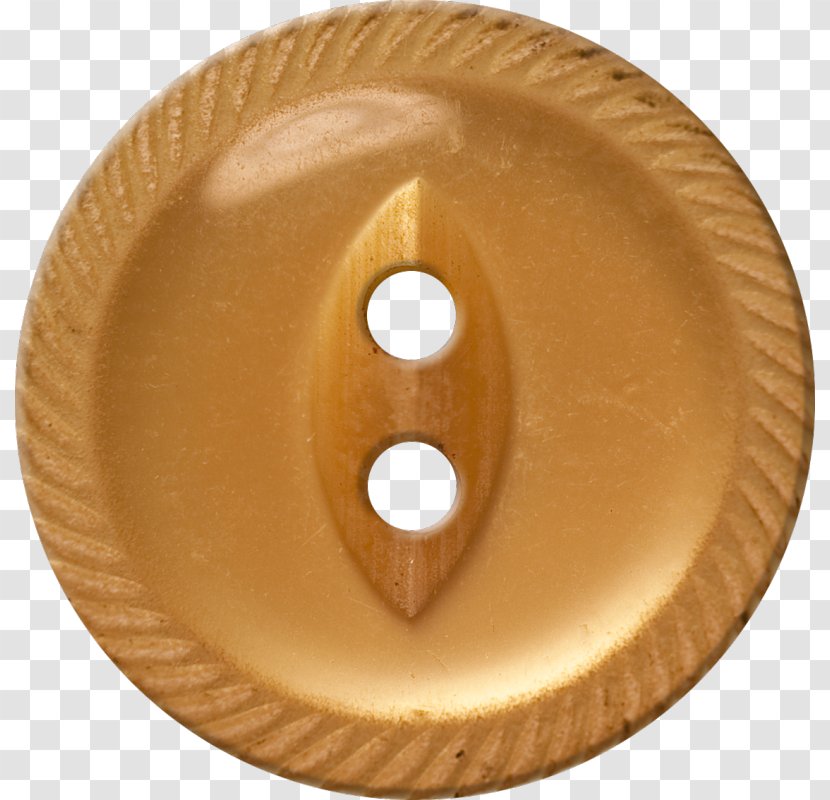 Button Thepix Sewing - Pushbutton - Almond Transparent PNG