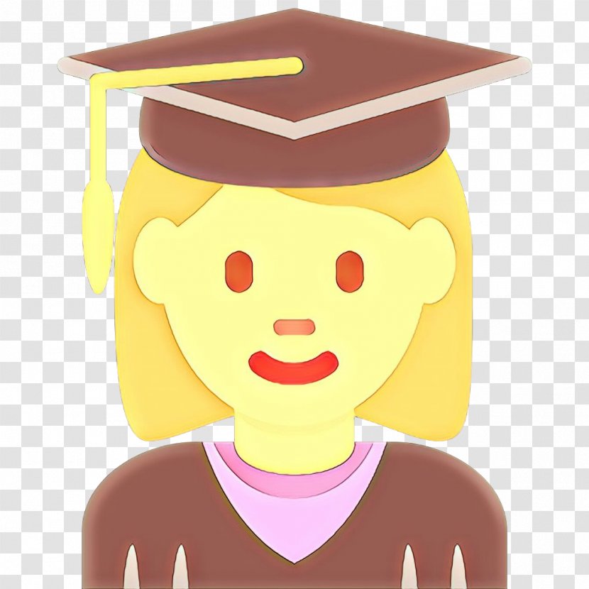 Graduation Cartoon - Cap Smile Transparent PNG