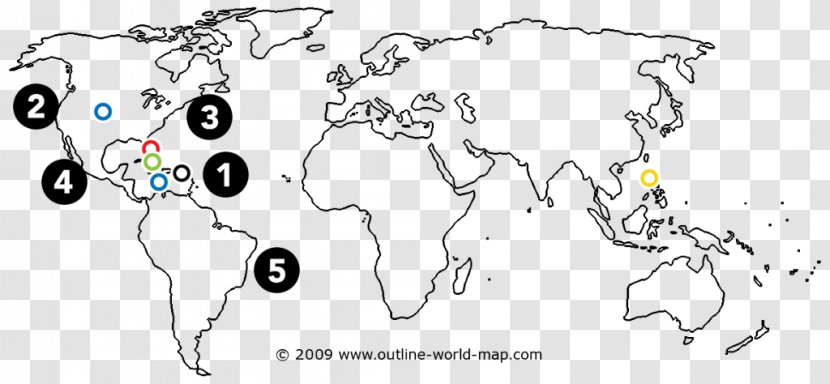 World Map Outline Maps Globe Political - Flower - European Wind Border Transparent PNG